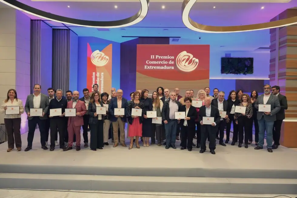 Entrega de premios Comercio de Extremadura